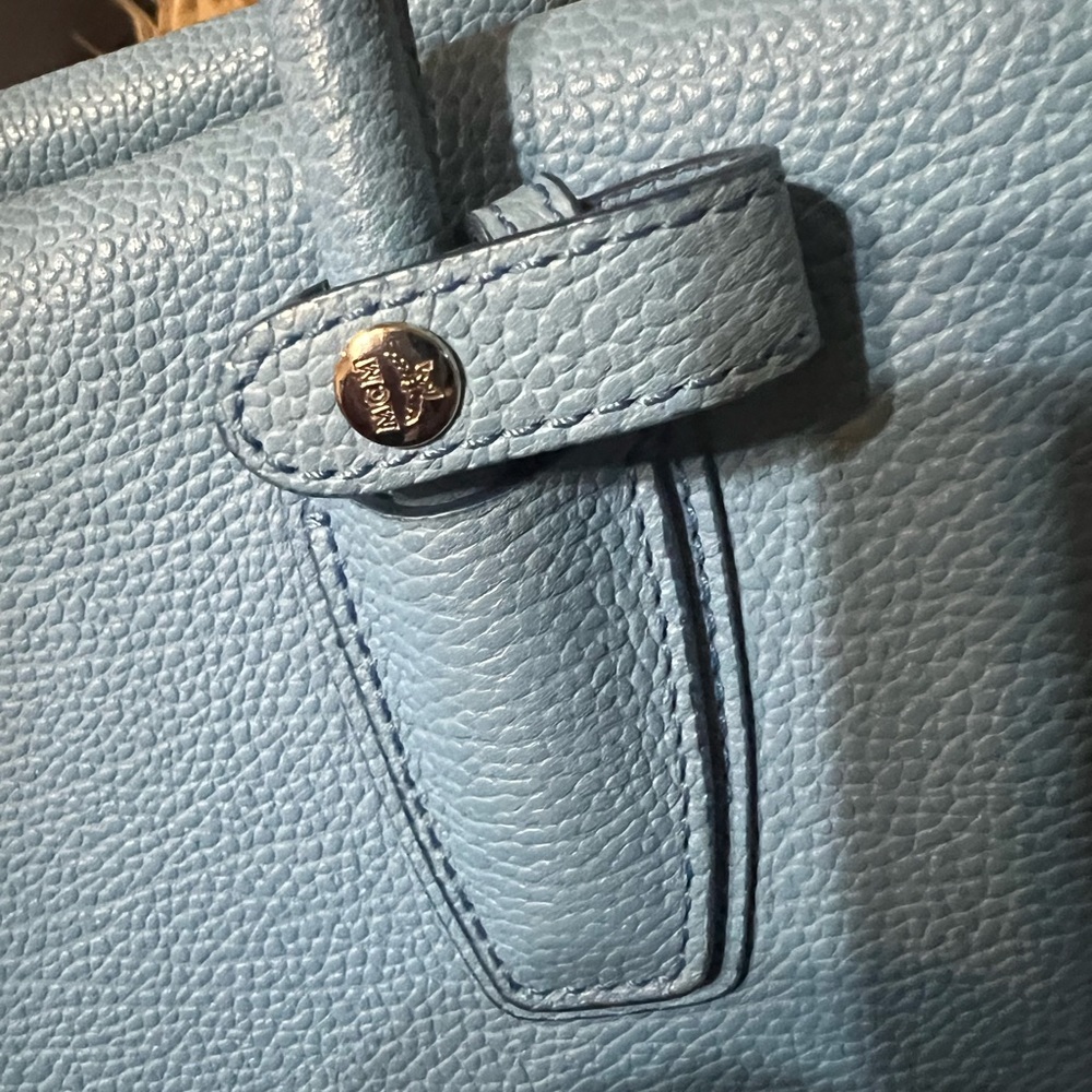 MCM Grained Calfskin Medium Milla Tote - Picture 10 of 16